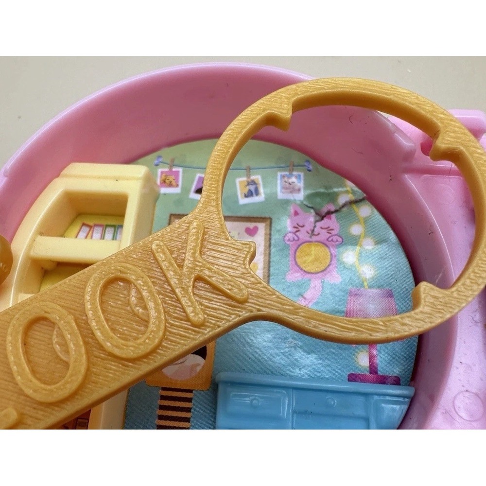 2 Mattel Polly Pocket Pajama Party & Sleepy Pets W/2 Girls 1 Sheep - Picture 11 of 12